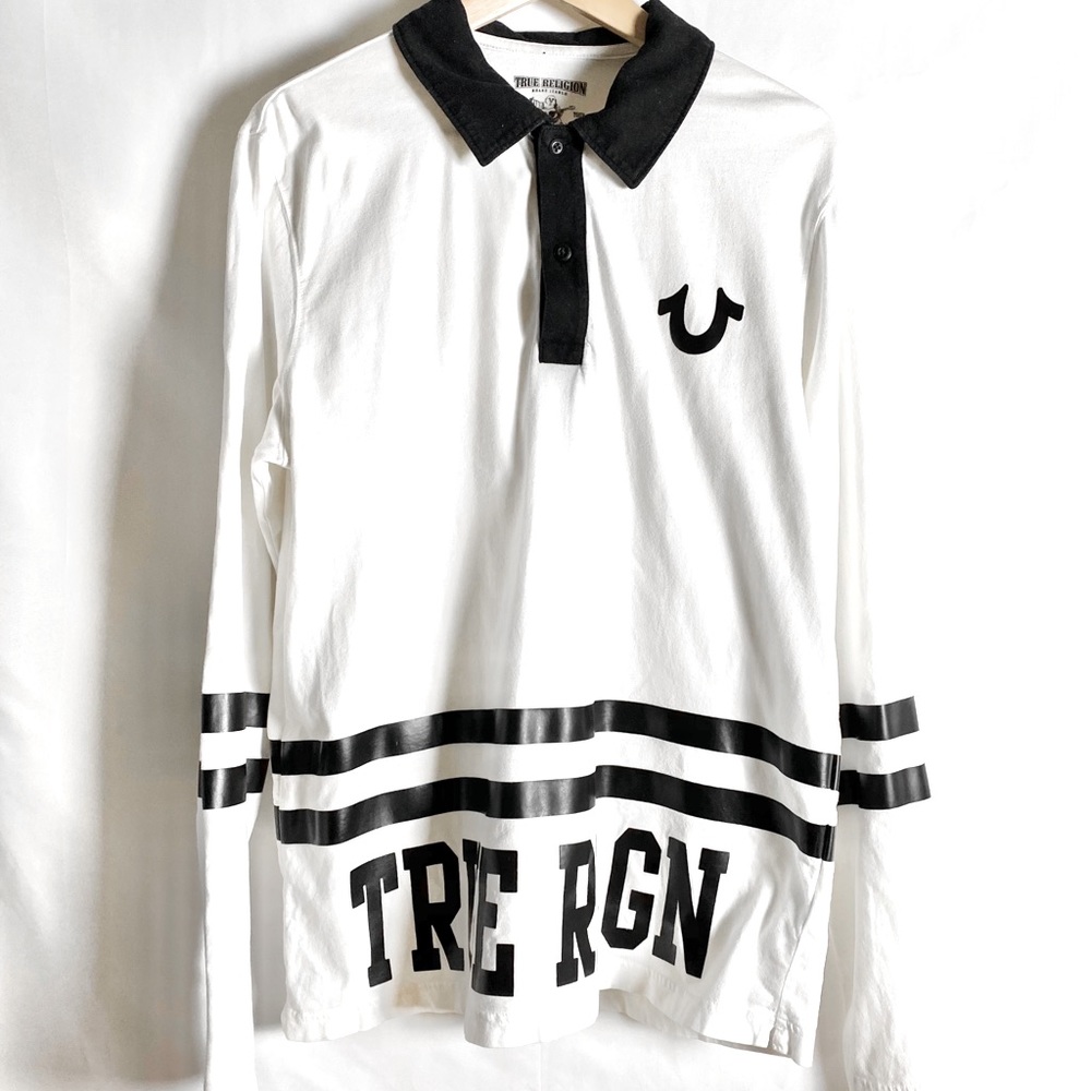 True religion men's long sleeve shirt